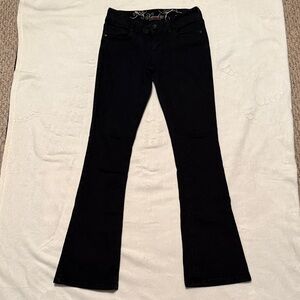 Refuge Black Flare Women's Jeans
